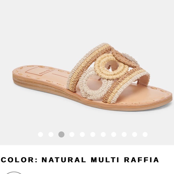 Dolce Vita  Sandals  Raffia 8.5. NEW - Picture 1 of 2